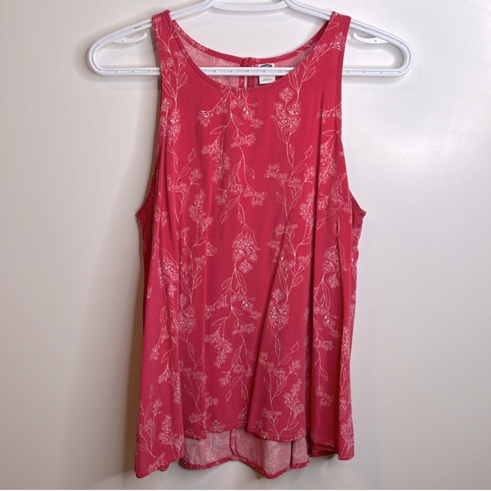 OLD NAVY | Pink & White Floral Tank
